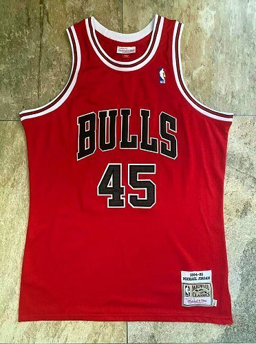 1994-1995 NBA Bulls Jordan #45 Retro Top Quality Dense Embroidery Jersey