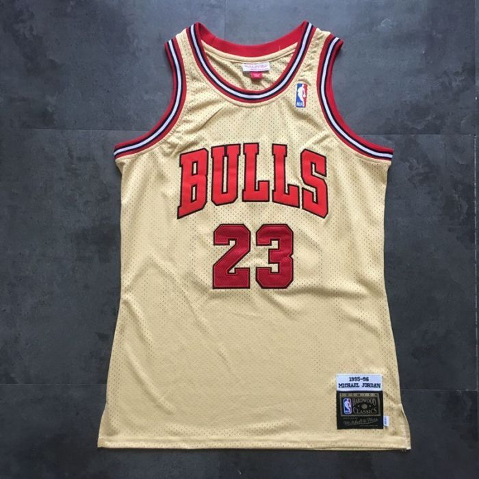 1995-1996 M&N Bulls Jordan#23 Special Edition Top Quality Dense Embroidery NBA Jersey