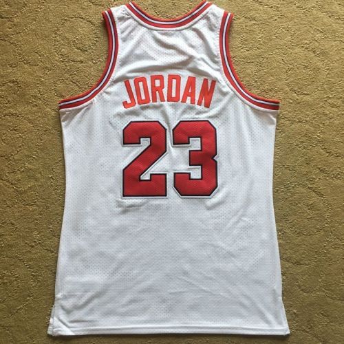 1984-1985 M&N Bulls Jordan#23 White Top Quality Dense Embroidery NBA Jersey