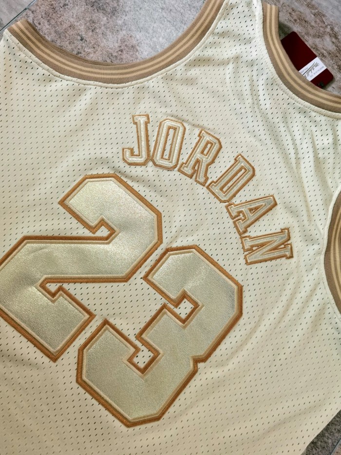 1997-1998 M&N Bulls Jordan#23 Midas Swingman Top Quality Dense Embroidery NBA Jersey