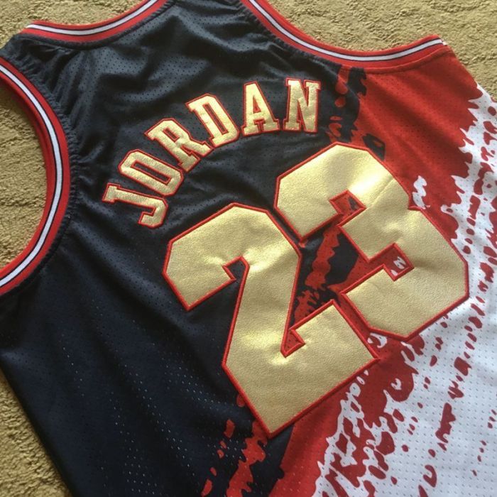 1997-1998 M&N Bulls Jordan#23 Independent Swingman Top Quality Dense Embroidery NBA Jersey