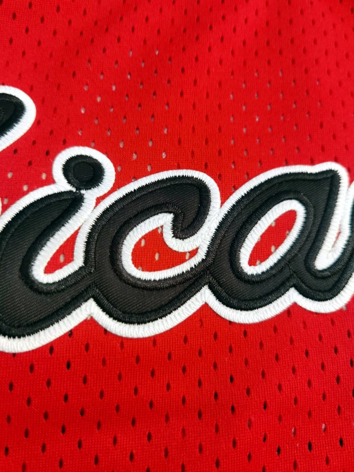 1984-1985 M&N Bulls Jordan#23 Red Retro Top Quality Dense Embroidery NBA Jersey