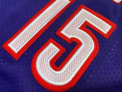 1999-2000 M&N Toronto Raptors Carter #15 Retro Top Quality Dense Embroidery NBA Jersey