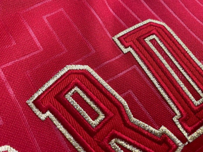 1996-1997 Bulls Jordan#23 Red Rat Year Edition Top Quality Dense Embroidery NBA Jersey