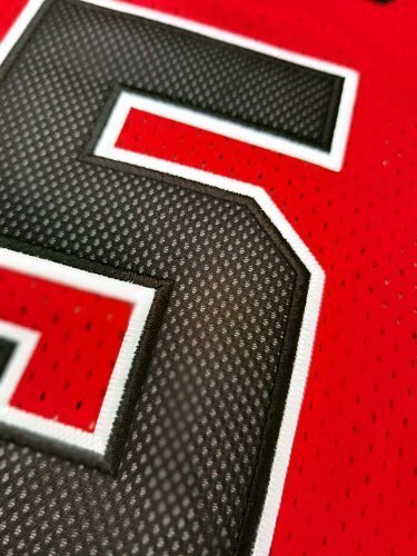 2006-2007 M&N Brooklyn Nets Kidd #5 Red Retro Top Quality Dense Embroidery NBA Jersey