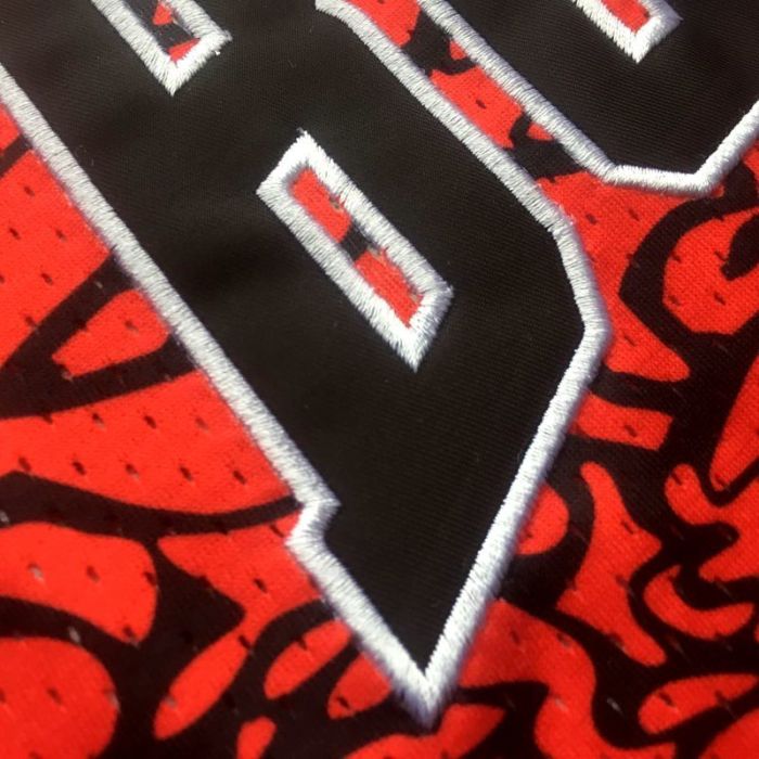 1996-1997 Bulls Jordan#23 Red Special Edition Top Quality Dense Embroidery NBA Jersey