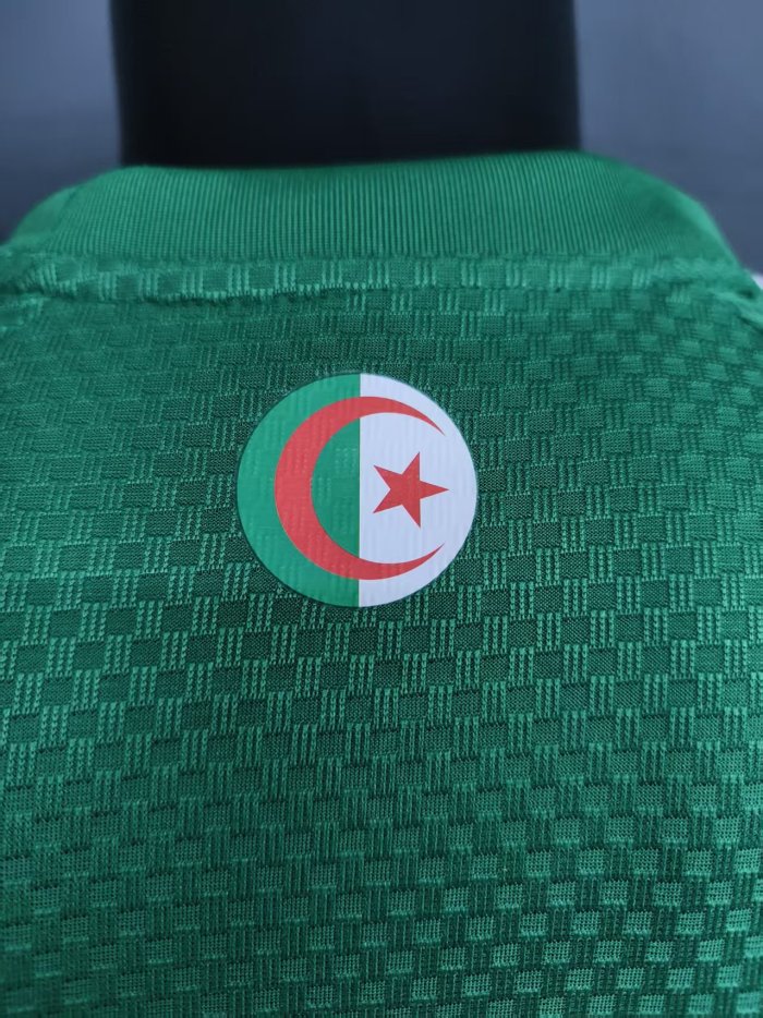25-26 Algeria Green Player Version Training shirts