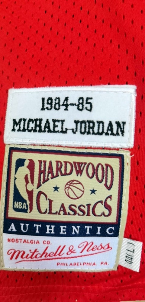 1984-1985 M&N Bulls Jordan#23 Red Retro Top Quality Dense Embroidery NBA Jersey