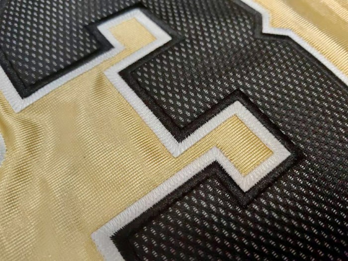 M&N Bulls Jordan#23 75th anniversary Top Quality Dense Embroidery NBA Jersey