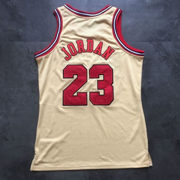 1995-1996 M&N Bulls Jordan#23 Special Edition Top Quality Dense Embroidery NBA Jersey