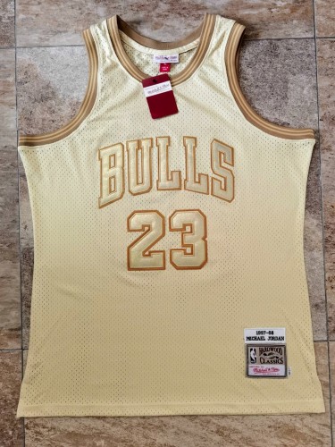 1997-1998 M&N Bulls Jordan#23 Midas Swingman Top Quality Dense Embroidery NBA Jersey