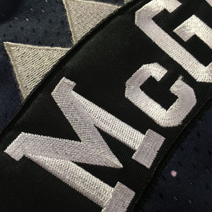 1998-1999 M&N Raptors Mcgrady #1 Independence Day Retro Top Quality Dense Embroidery NBA Jersey