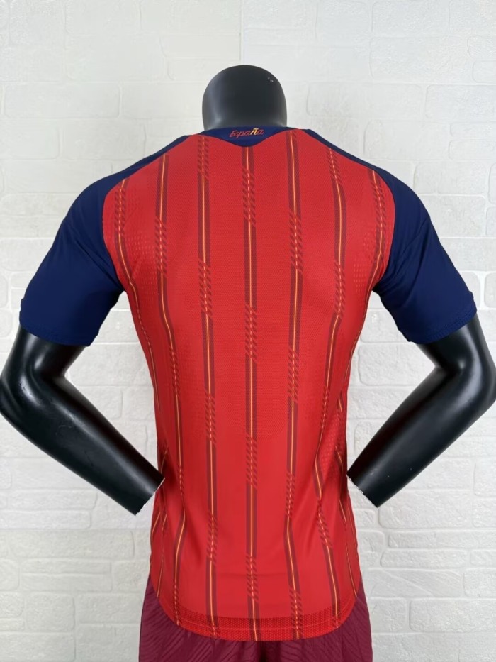2026 World Cup Spain Home Player Version Soccer Jersey