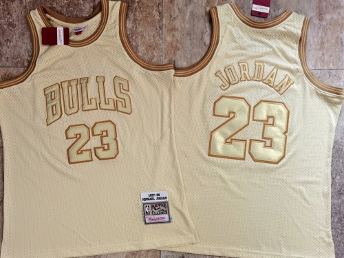 1997-1998 M&N Bulls Jordan#23 Midas Swingman Top Quality Dense Embroidery NBA Jersey