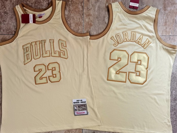 1997-1998 M&N Bulls Jordan#23 Midas Swingman Top Quality Dense Embroidery NBA Jersey