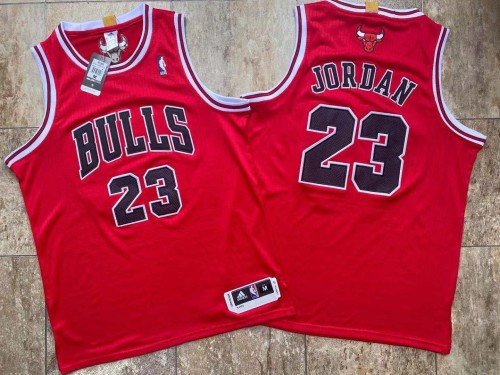 Bulls Jordan#23 Red Top Quality Dense Embroidery NBA Jersey