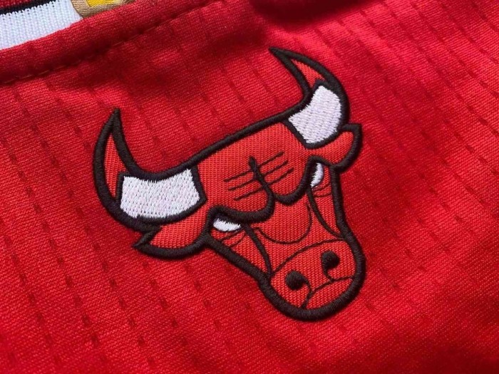 Bulls Jordan#23 Red Top Quality Dense Embroidery NBA Jersey