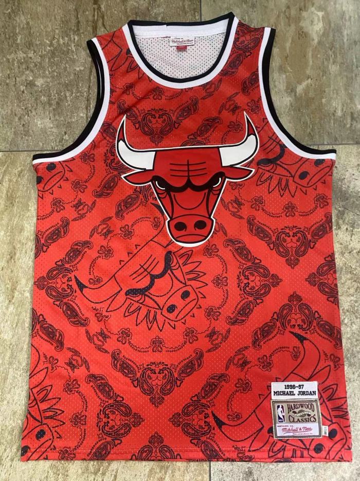 Bulls Jordan#23 Special Edition Top Quality Dense Embroidery NBA Jersey