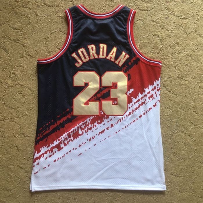 1997-1998 M&N Bulls Jordan#23 Independent Swingman Top Quality Dense Embroidery NBA Jersey