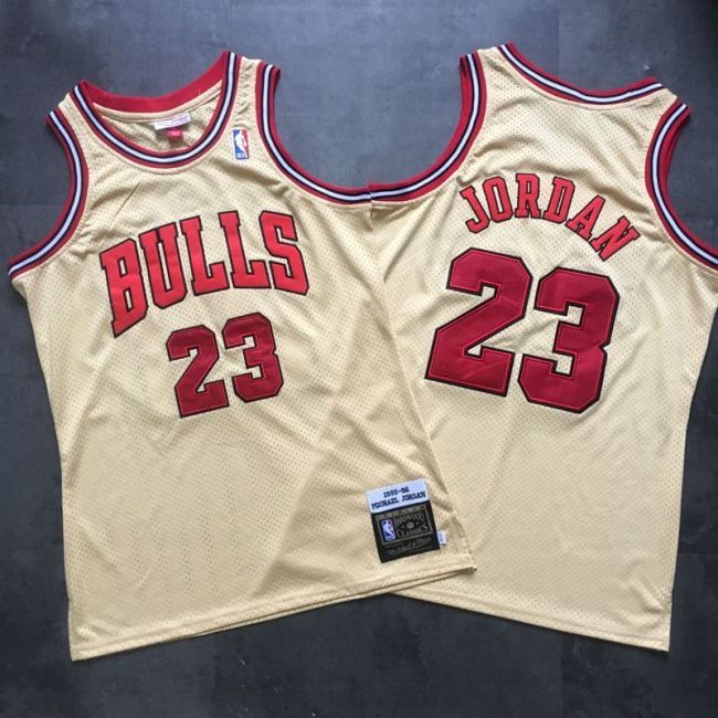 1995-1996 M&N Bulls Jordan#23 Special Edition Top Quality Dense Embroidery NBA Jersey