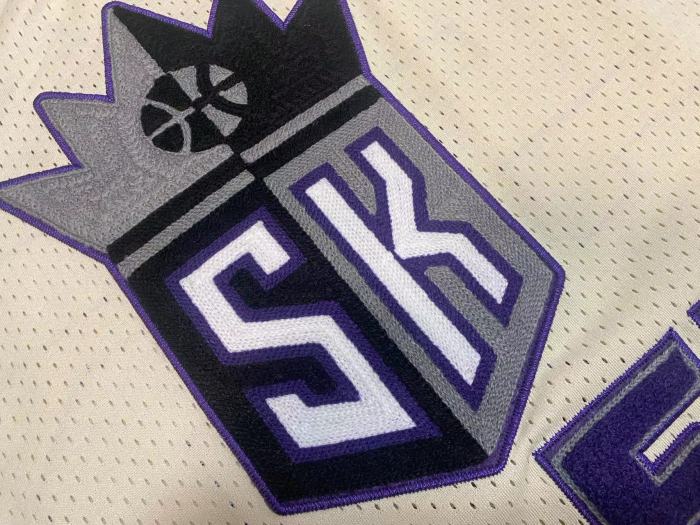 1998-1999 M&N Kings Willians #55 White Retro Top Quality Dense Embroidery NBA Jersey