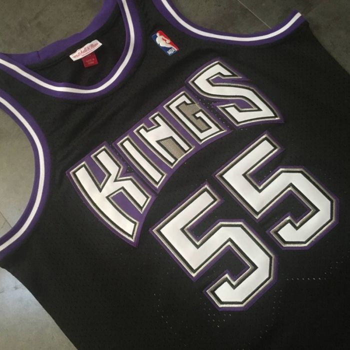 1998-1999 M&N Kings Willians #55 Black Retro Top Quality Dense Embroidery NBA Jersey