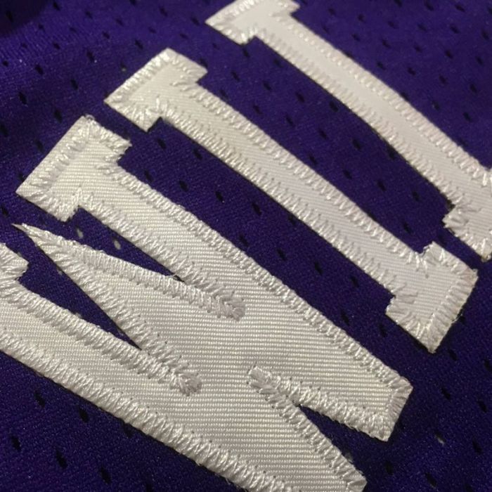 1998-1999 M&N Kings Willians #55 Purple Retro Top Quality Dense Embroidery NBA Jersey