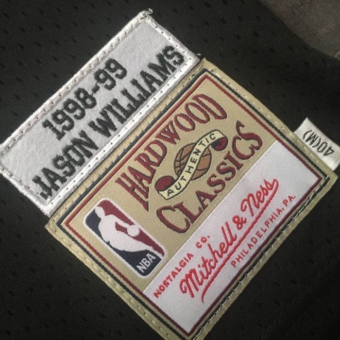 1998-1999 M&N Kings Willians #55 Black Retro Top Quality Dense Embroidery NBA Jersey