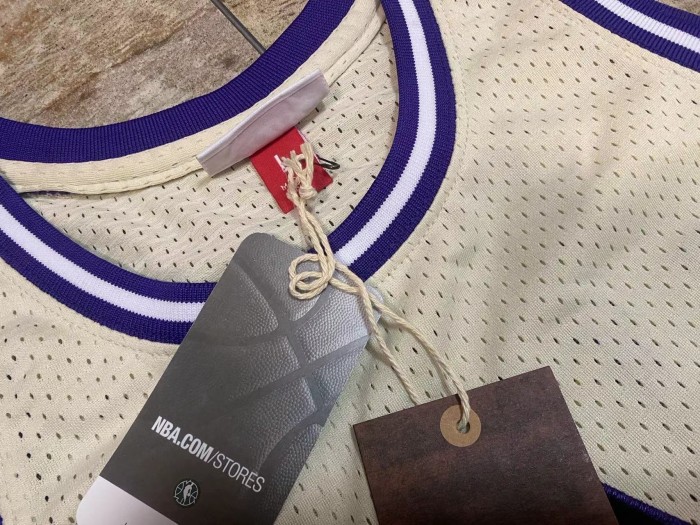 1998-1999 M&N Kings Willians #55 White Retro Top Quality Dense Embroidery NBA Jersey