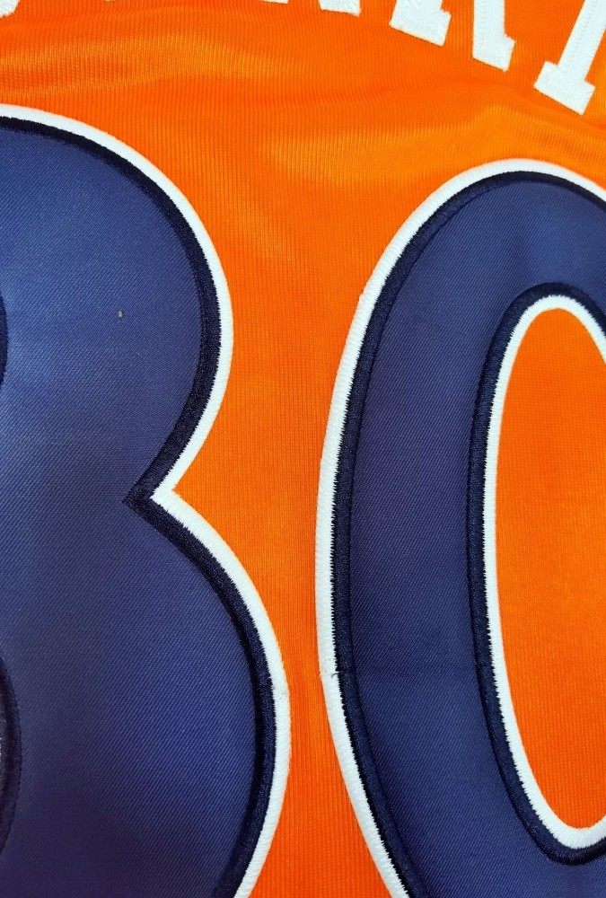 2009-2010 M&N Warriors Curry #30 Orange Retro Top Quality Dense Embroidery NBA Jersey