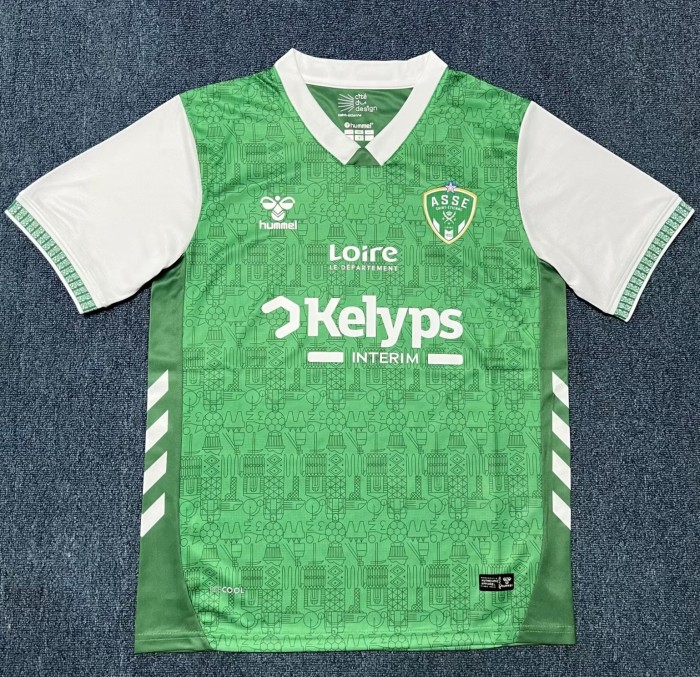 25-26 Saint Etienne Home Fans Soccer Jersey