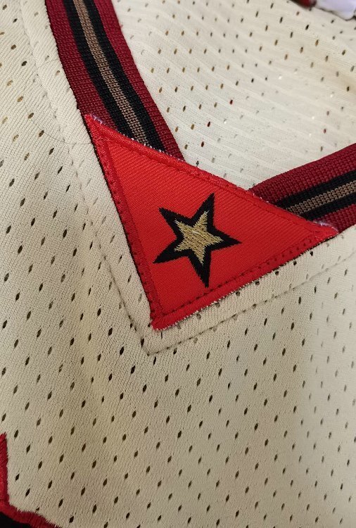 NBA 1997-1998 M&N Sixers Iverson #3 Special Edition Retro Top Quality Dense Embroidery Jersey