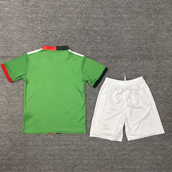 25-26 Mexico Green Special Edition Kids Soccer Jersey