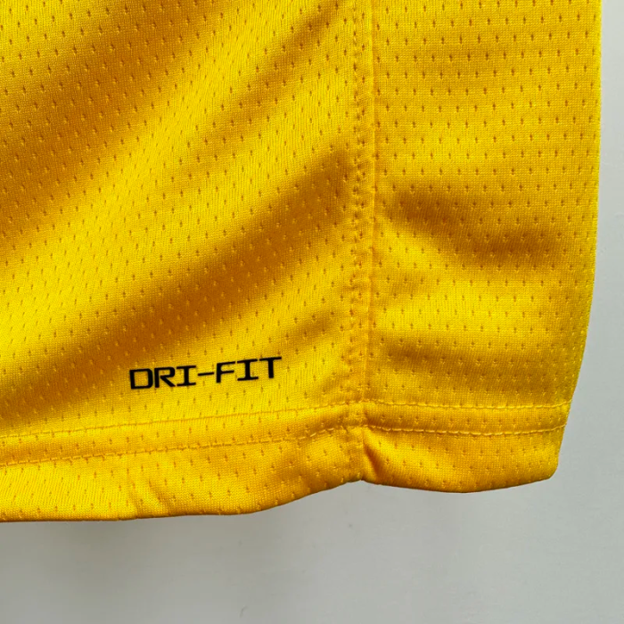 22-23 Lakers DONCIC #77 Yellow Top Quality Hot Pressing NBA Jersey(圆领)