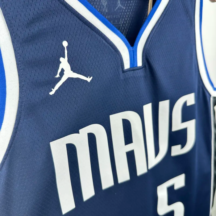 22-23 Dallas Mavericks RUSSELL #5 Royal blue Top Quality Hot Pressing NBA Jersey (Trapeze Edition)飞人版