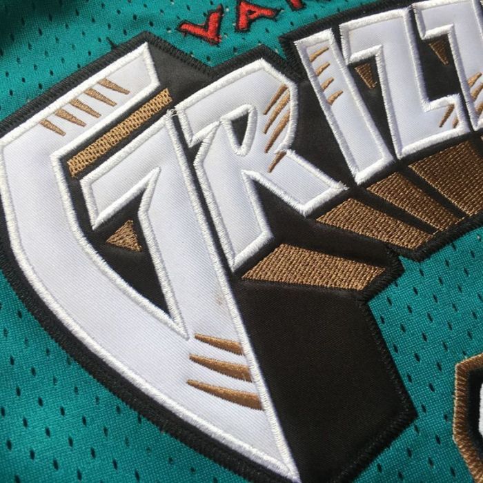 1998-1999 M&N The Grizzlies Bibby #10 Green Retro Top Quality Dense Embroidery NBA Jersey