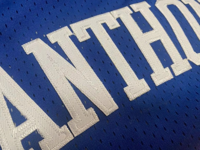 2012-2013 M&N The Knicks Anthony #7 Retro Top Quality Dense Embroidery NBA Jersey