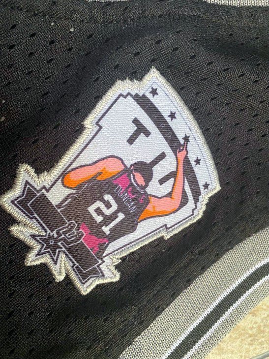 Spurs Duncan #21 Black Retro Commemorative Edition Top Quality Dense Embroidery NBA Jersey