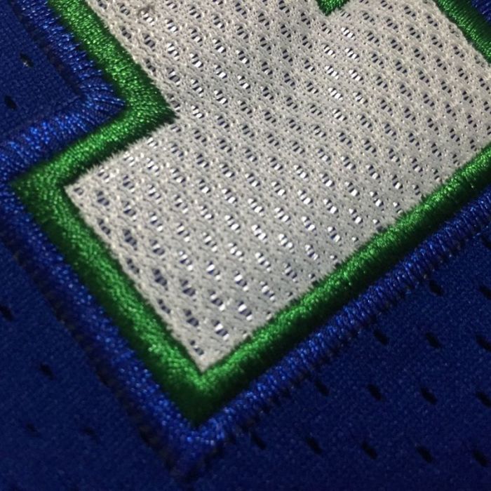 1998-1999 M&N Dallas Nowitzki #41 Retro Top Quality Dense Embroidery NBA Jersey