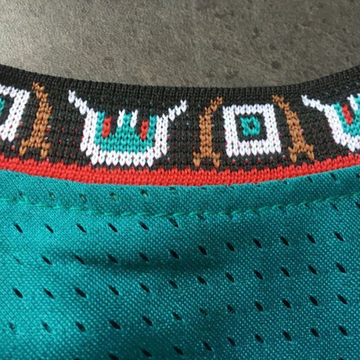 1998-1999 M&N The Grizzlies Bibby #10 Green Retro Top Quality Dense Embroidery NBA Jersey