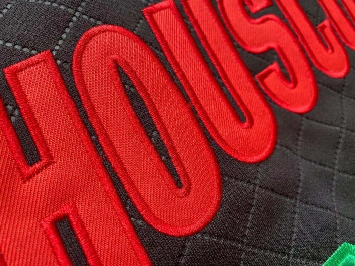 1993-1994 M&N Rockets Olajuwon #34 Black Naples Retro Top Quality Dense Embroidery NBA Jersey