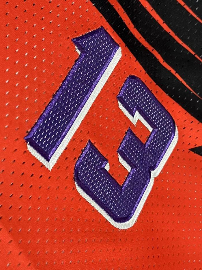 1996-1997 M&N Suns Nash #13 Retro Top Quality Dense Embroidery NBA Jersey