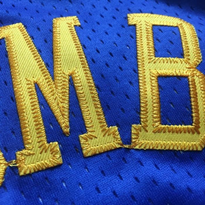 1991-1992 M&N Nuggets Mutombo #55 Retro Top Quality Dense Embroidery NBA Jersey