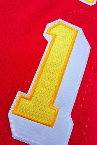 2004-2005 M&N Rockets Mcgrady #1 Red Retro Top Quality Dense Embroidery NBA Jersey