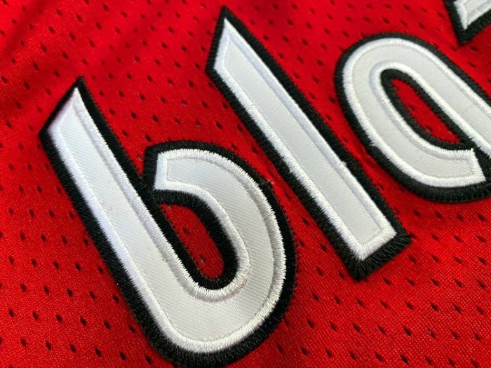 1983-1984 M&N Trail Blazers Drexler #22 Red Retro Top Quality Dense Embroidery NBA Jersey