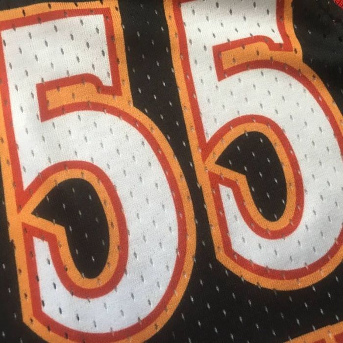 1996-1997 M&N Hawks Mutombo #55 Retro Top Quality Dense Embroidery NBA Jersey