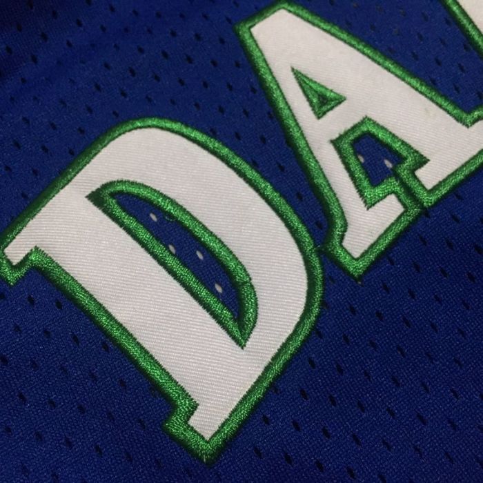 1994-1995 M&N Dallas Kidd #5 Retro Top Quality Dense Embroidery NBA Jersey