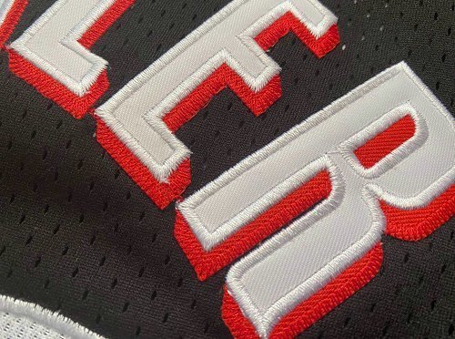 1991-1992 M&N Trail Blazers Drexler #22 Black Retro Top Quality Dense Embroidery NBA Jersey