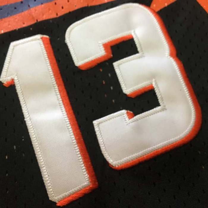 1996-1997 M&N Suns Nash #13 Black Retro Top Quality Dense Embroidery NBA Jersey