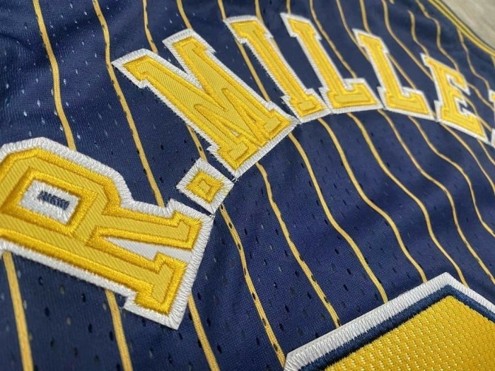 1994-1995 M&N Pacers R.Miller #31 Retro Top Quality Dense Embroidery NBA Jersey